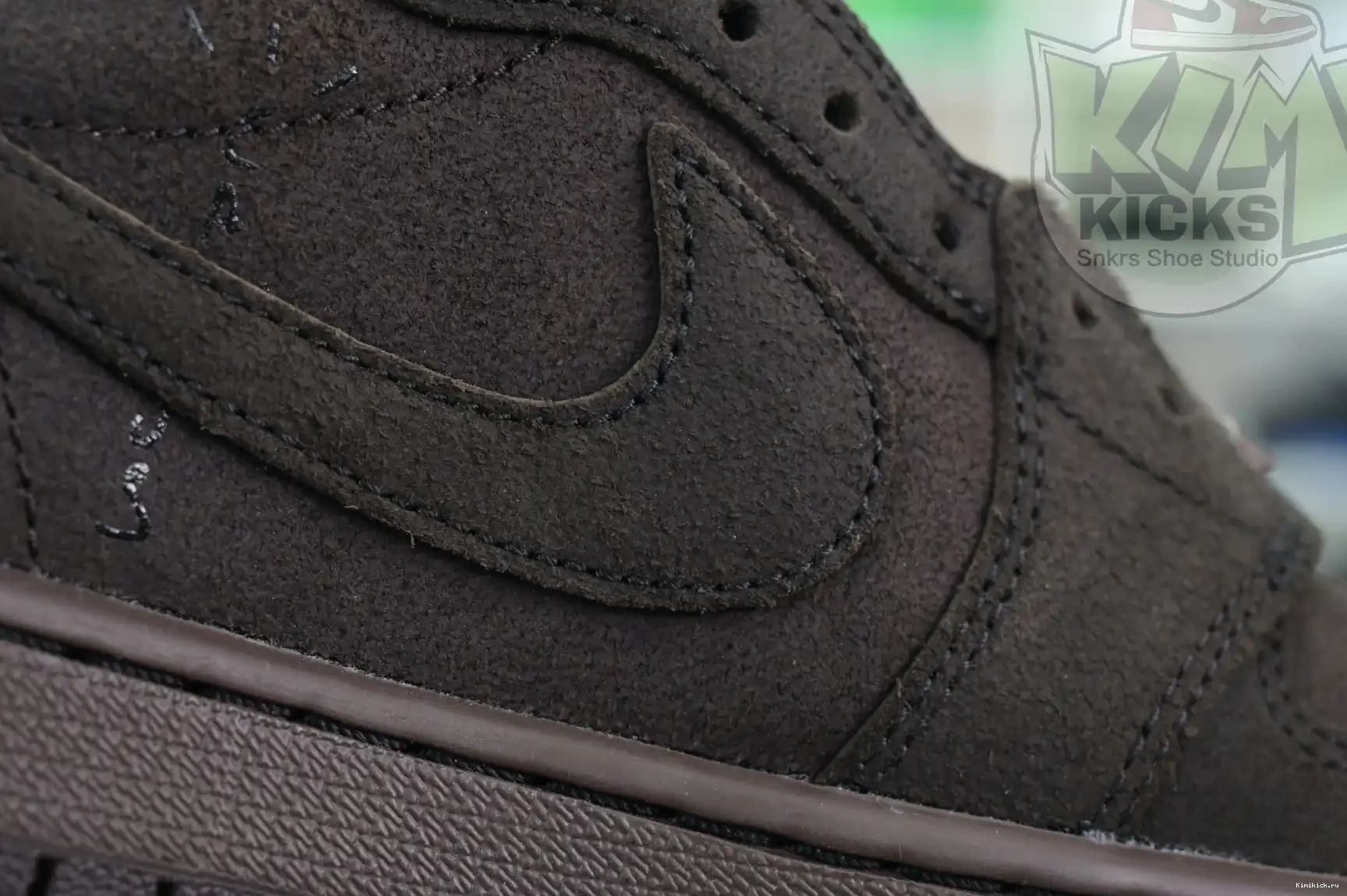 Air 1 x Jordan OG“Velvet Scott Kimikick Brown” Jordan Low Travis 0403